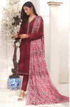 3 Piece Cotton Embroidered (Stitched) - Rosy Garden