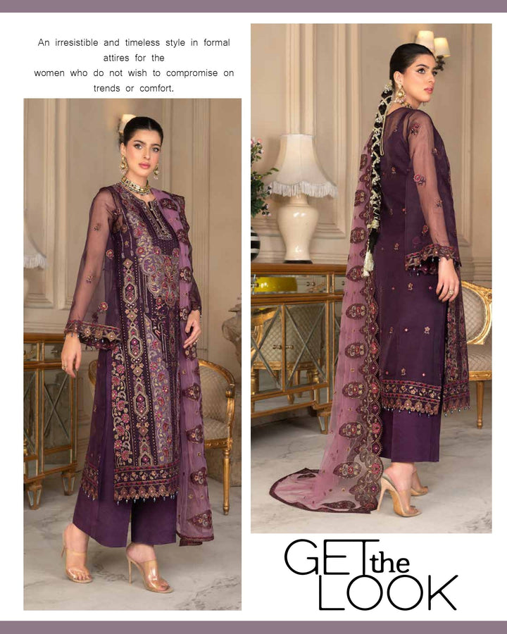 JJ EMBELLISH Luxury Collection Vol-07 Design - 02 Rose Gold Janique Pk