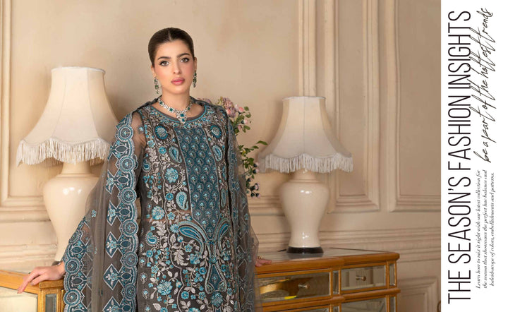 JJ EMBELLISH Luxury Collection Vol-07 Design - 06 Sky Blue Janique Pk