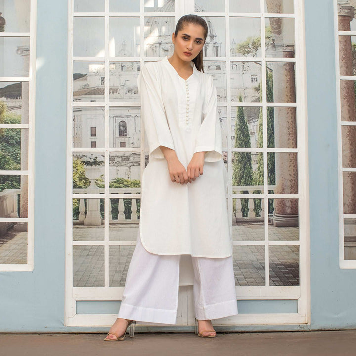 1 Piece Cotton Embellished long Kurta