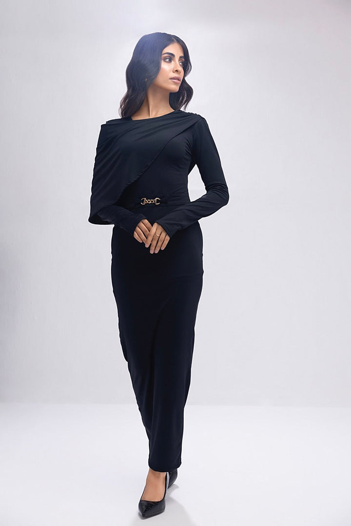 Women's lycra black bodycon. 