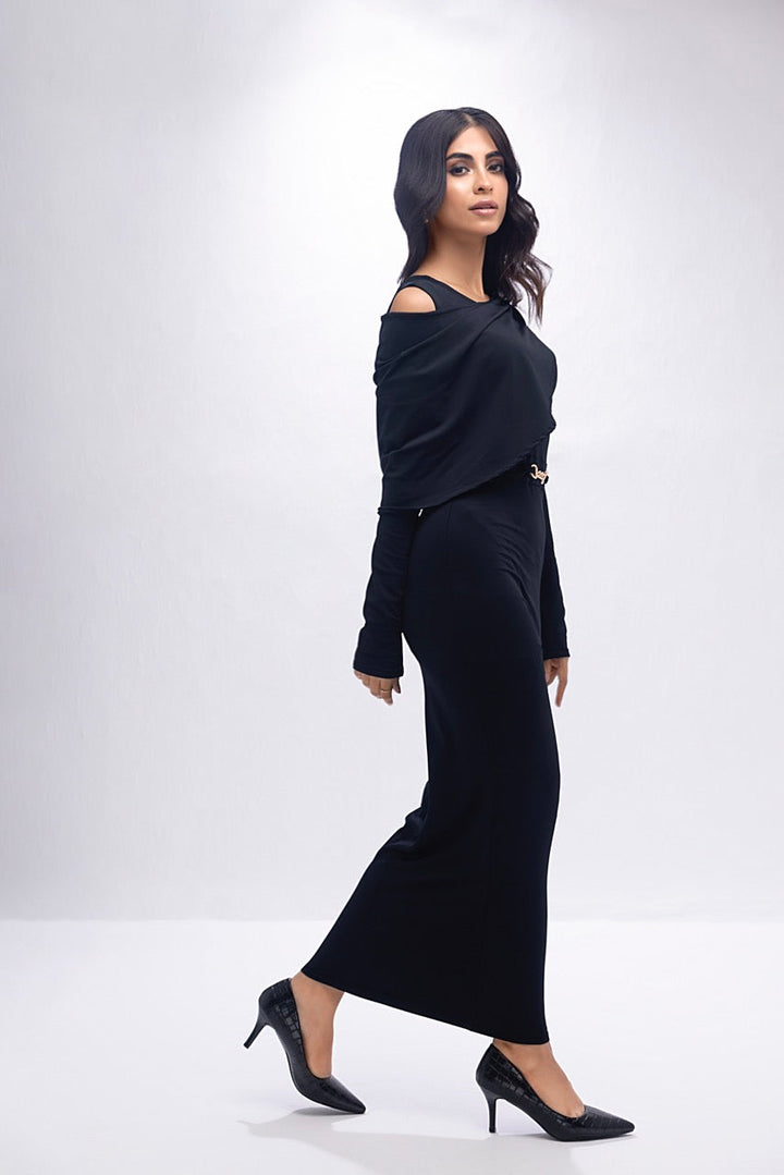 Women's lycra black bodycon. 