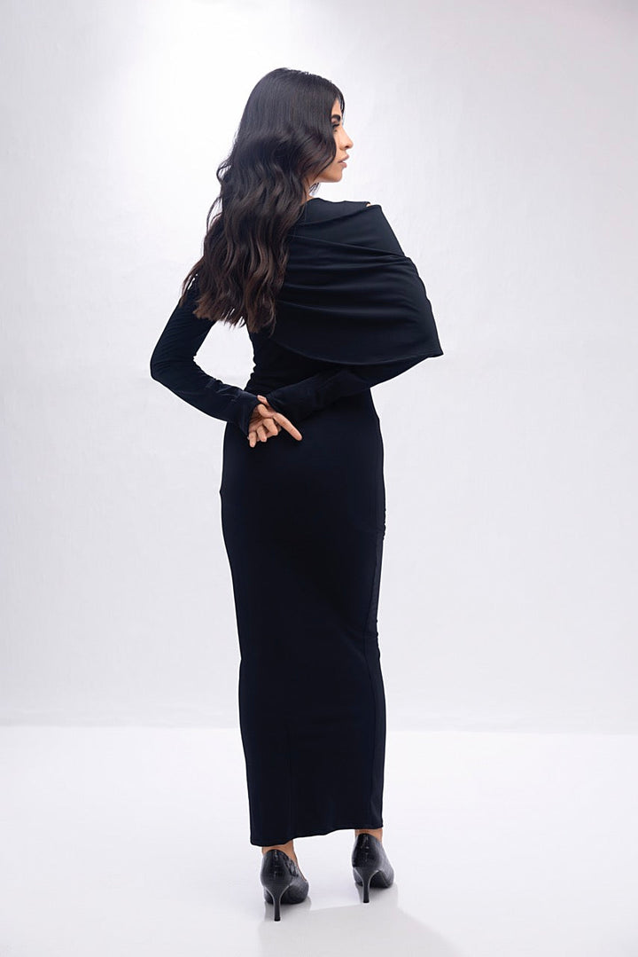 Women's lycra black bodycon. 