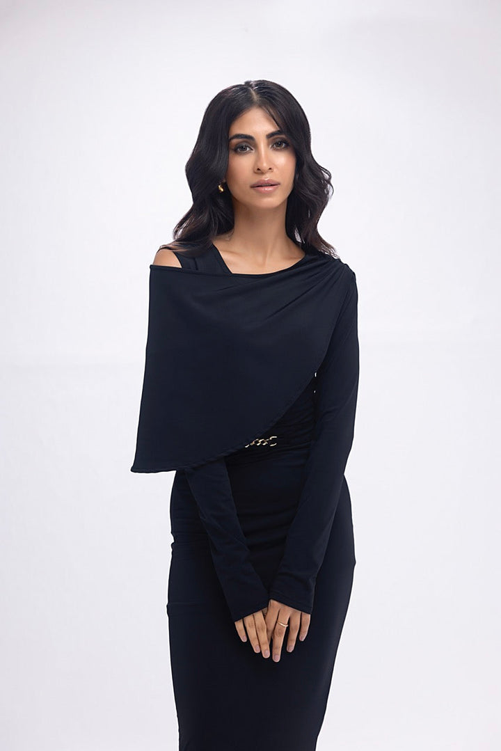 Women's lycra black bodycon. 