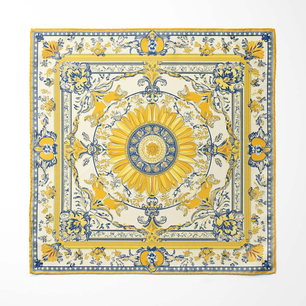 ANATH SILK POCKET SQUARE Black Wolf