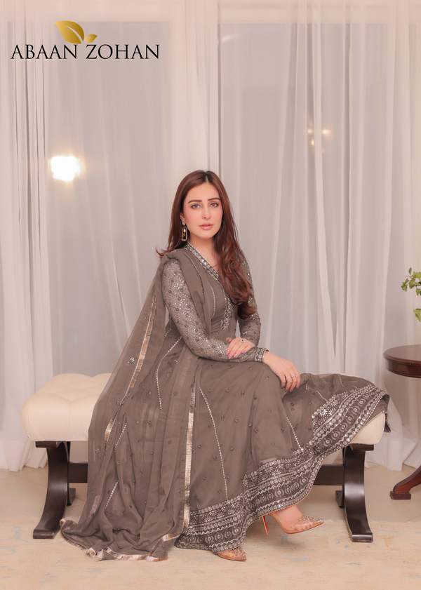 Kashish Brown 3 pieces ABAAN ZOHAN