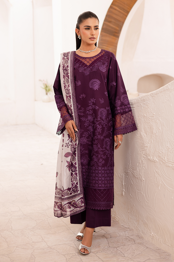 Embroidered Lawn - FL-25-08