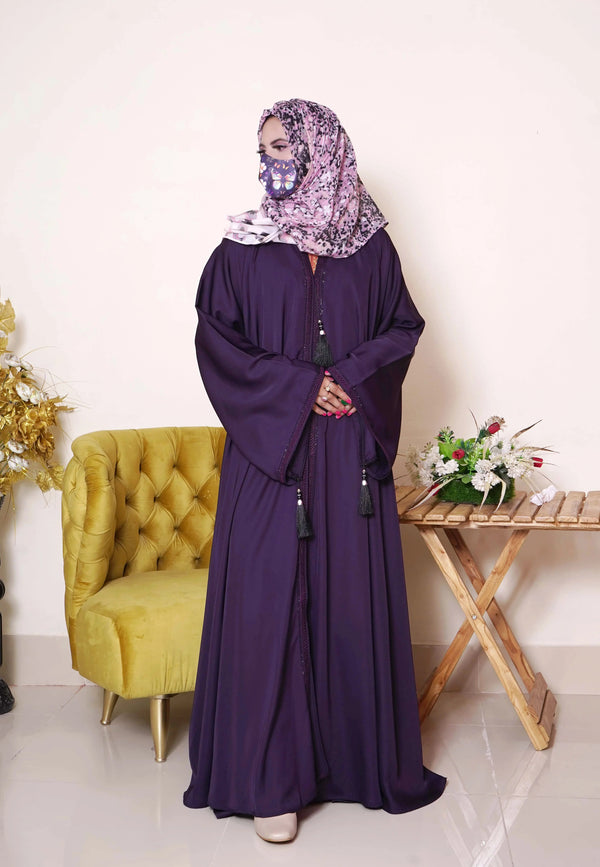 Shuttle Lace Abaya Abaya Heavens