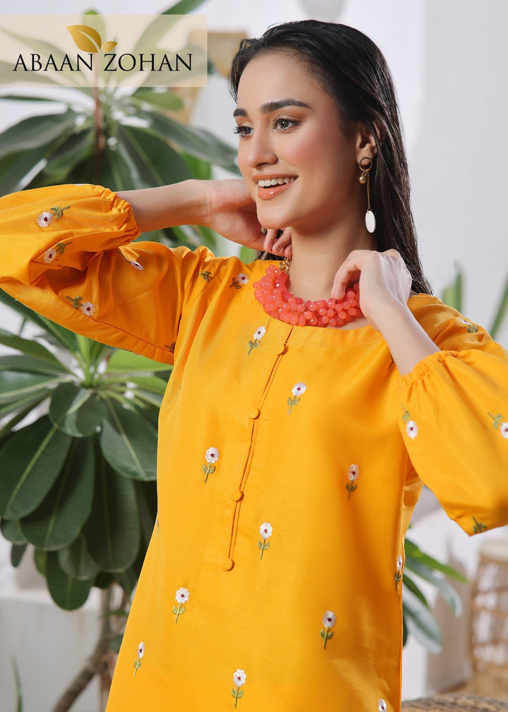 Akkas-Mustard-Yellow 2 pieces ABAAN ZOHAN