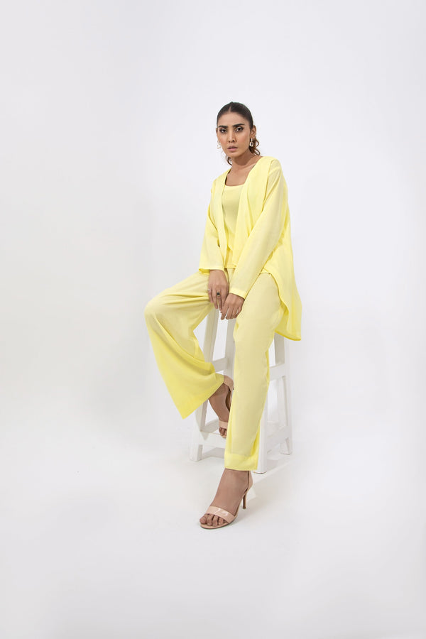 Casual Top with Cape and Trouser