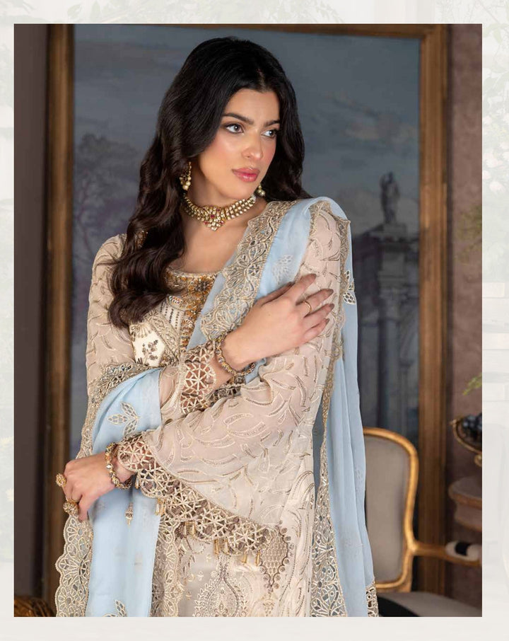 JJ EMBELLISH Luxury Chiyon Collection Vol-06 Design - 08 Blond Janique Pk