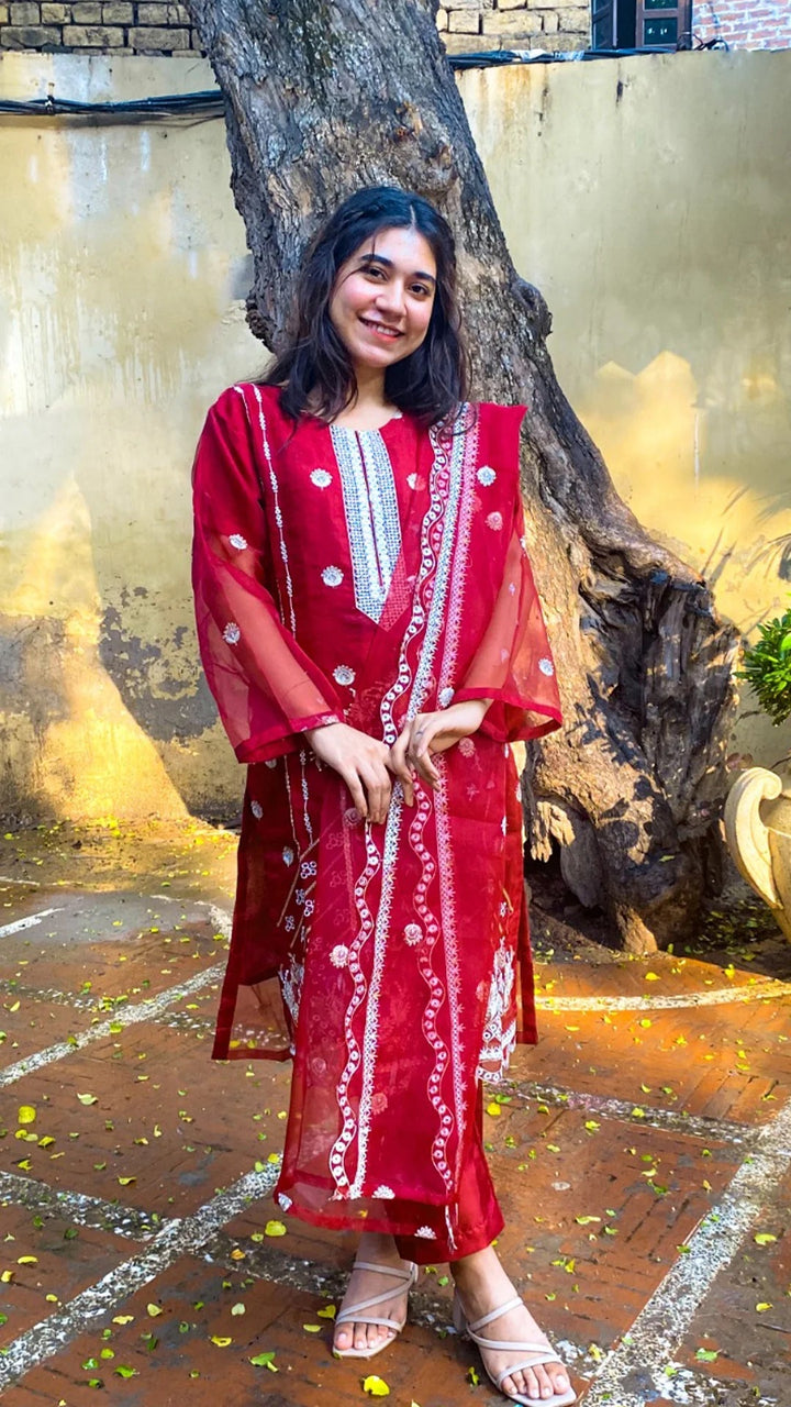 Exquisite Organza Suit Alhassancreation
