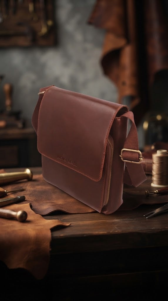 Berlin Premium Leather Crossbody Bag – Travel & Everyday Bag