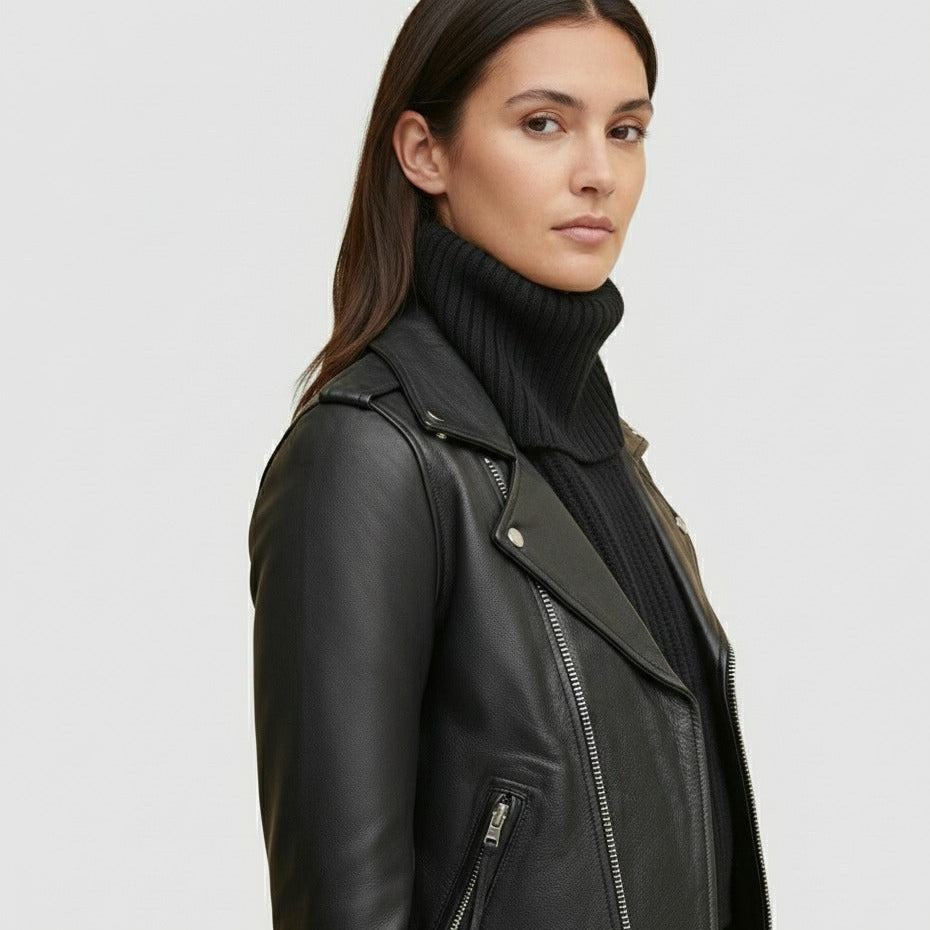 Black Sheep Leather Biker Jacket