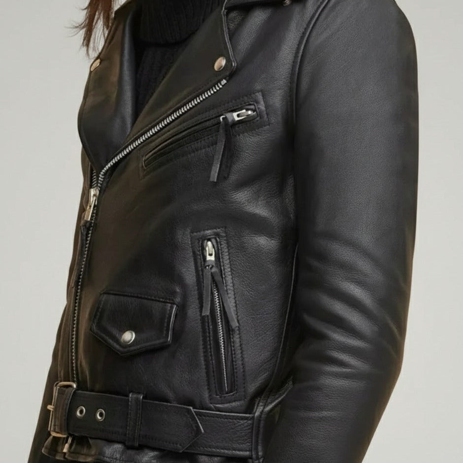 Black Sheep Leather Biker Jacket