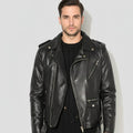 Black furry biker