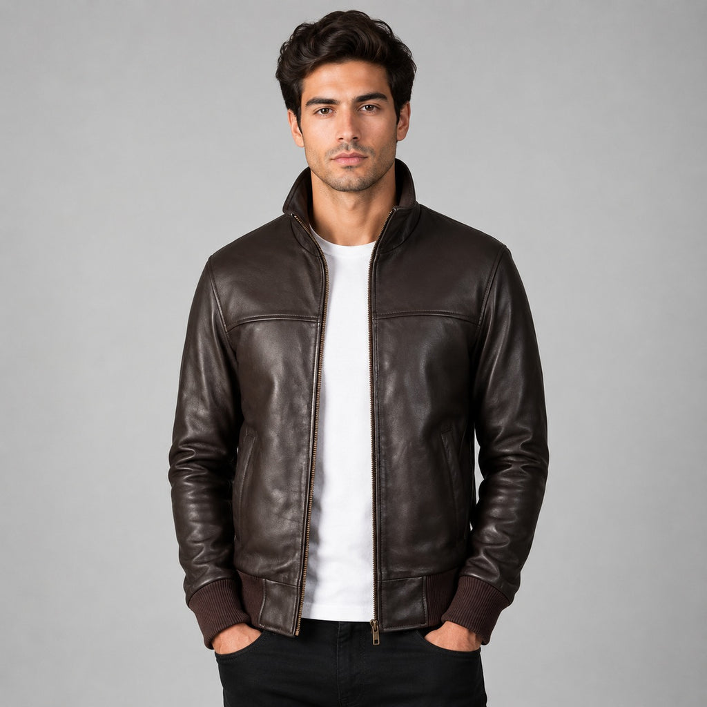 Bomber Leather Jacket