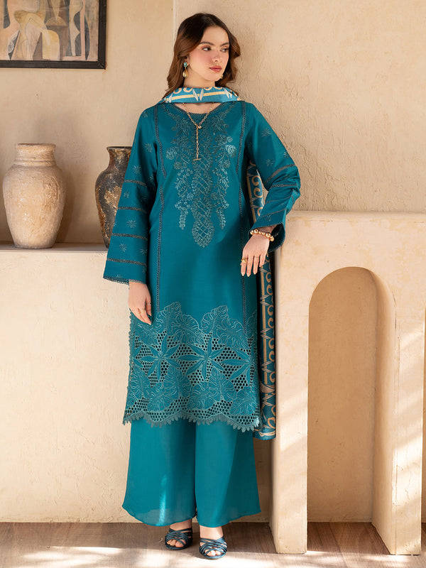 SL - 03 B | 3 PC Lawn MAHNUR