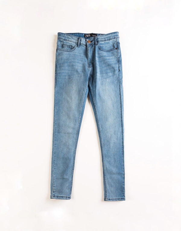 ZR Slim Fit Men’s Jeans – Faded Blue