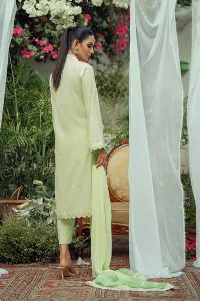 3 Piece Cotton Embroidered (Stitched) - OVAL