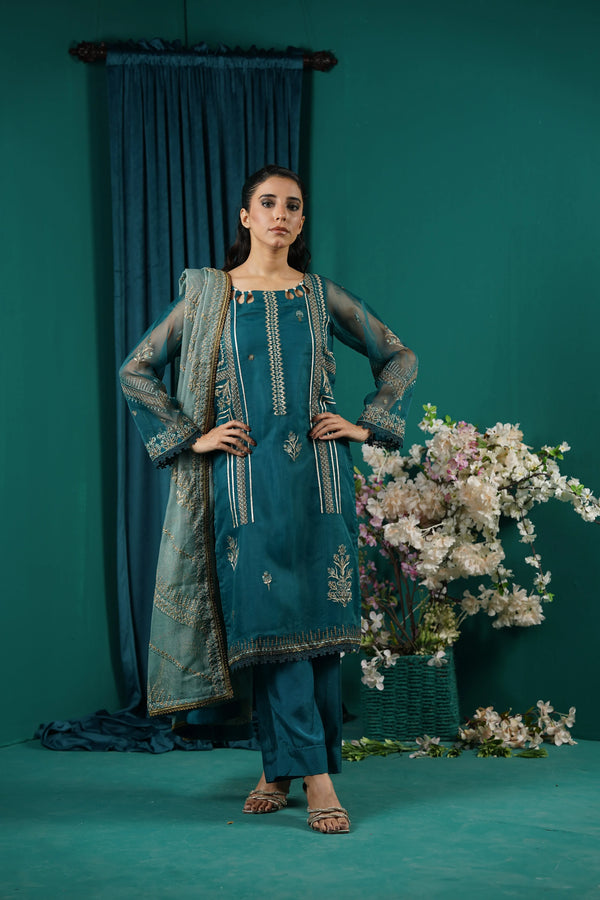 Persian Green - 3 Piece Unstitched