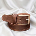 Dark Brown Leather Belt – 1.25" Formal