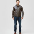 Dark Brown Sheep Leather Jacket