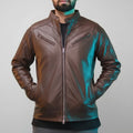 Eagle Terry Brown Jacket Sheep Leather