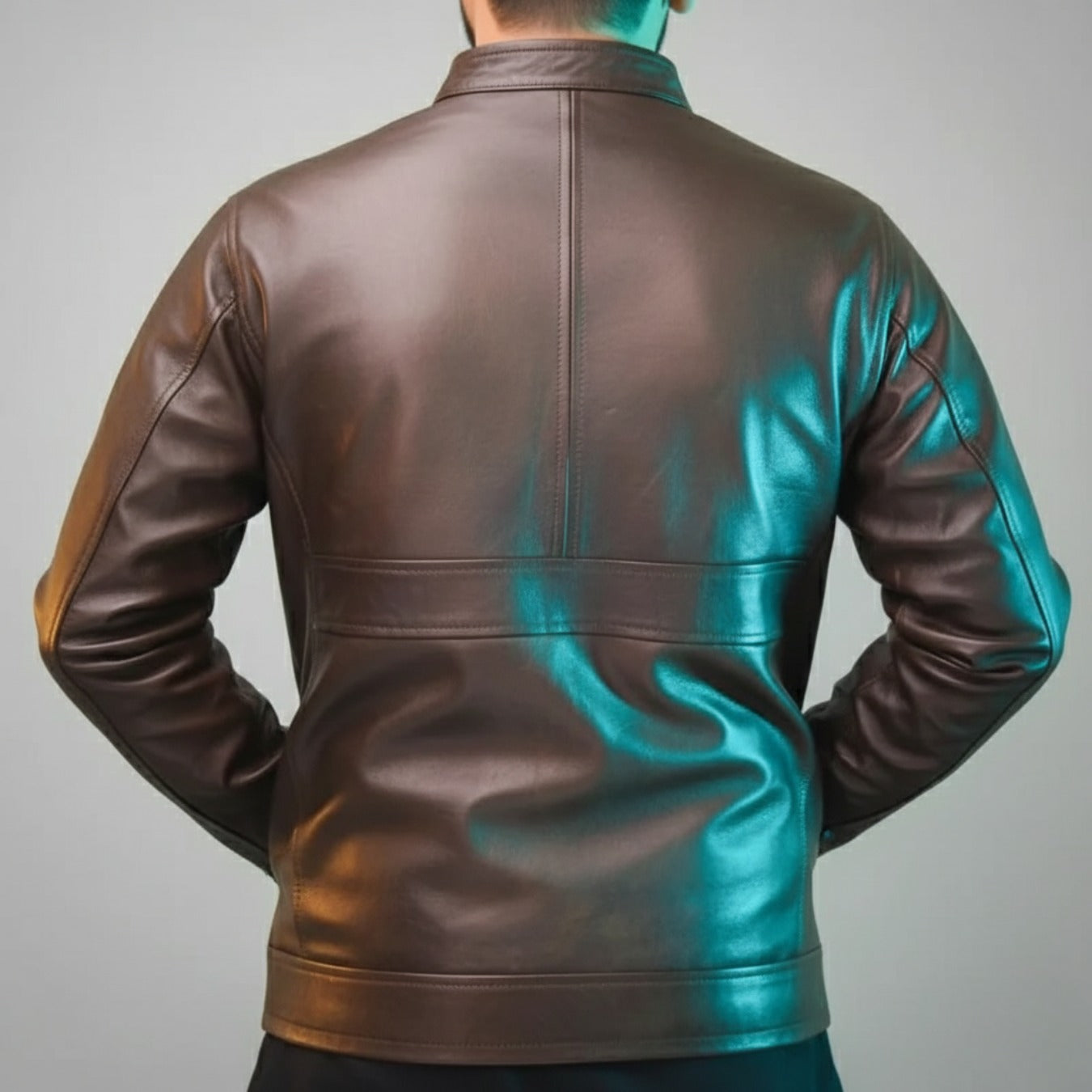 Eagle Terry Brown Jacket Sheep Leather