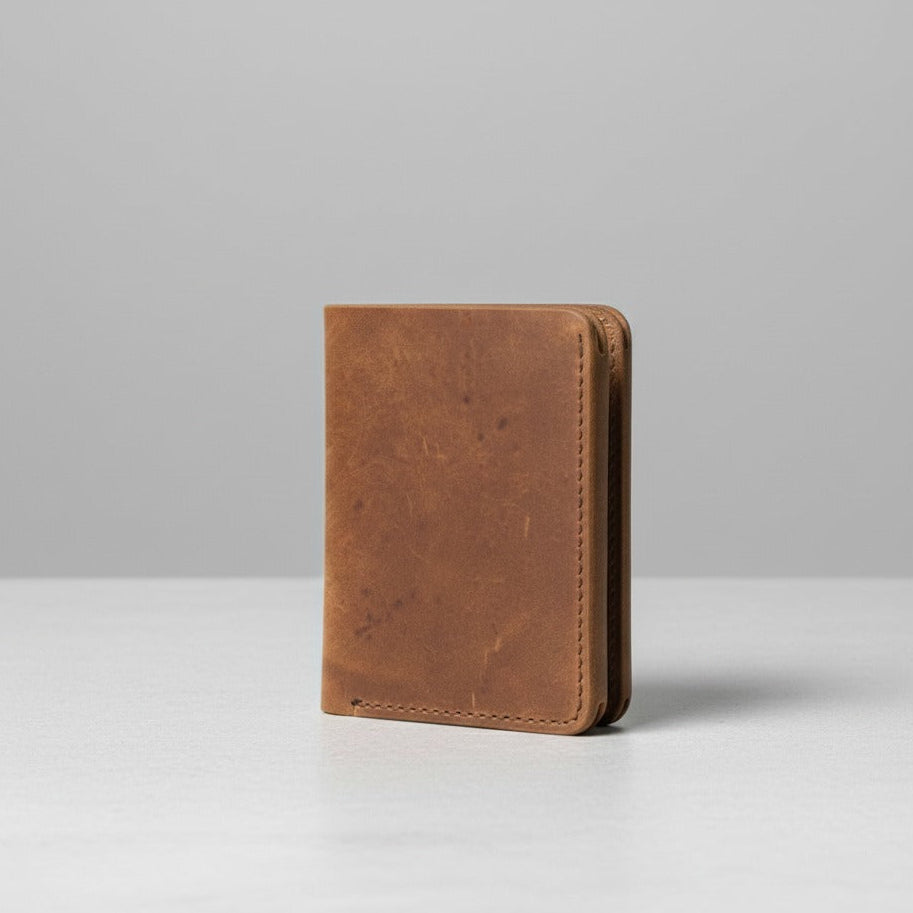 Genuine Bison Leather Card Holder