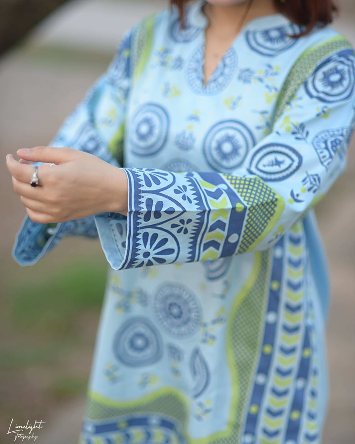 2 Piece Cotton Printed Co- Ord Set