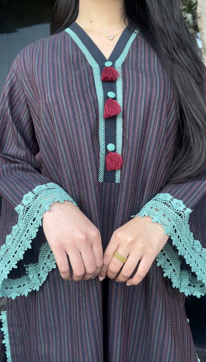 2 Piece Cotton Yarn Dyed Suit