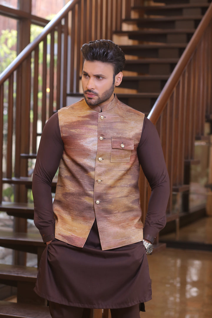 ER WC 1053 Leather Waist Coat Edge Republic