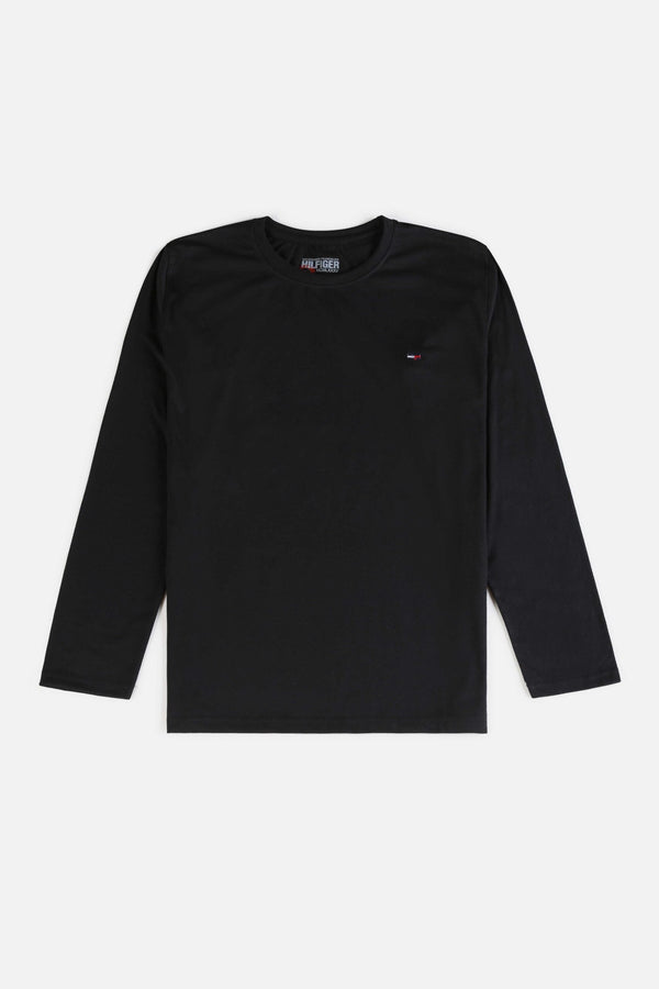 Tommy Cotton Full T Shirt – Black