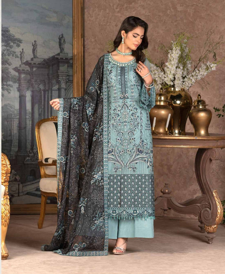 JJ EMBELLISH Luxury Chiffon Collection Vol-06 Design - 06 - Celeste Janique Pk