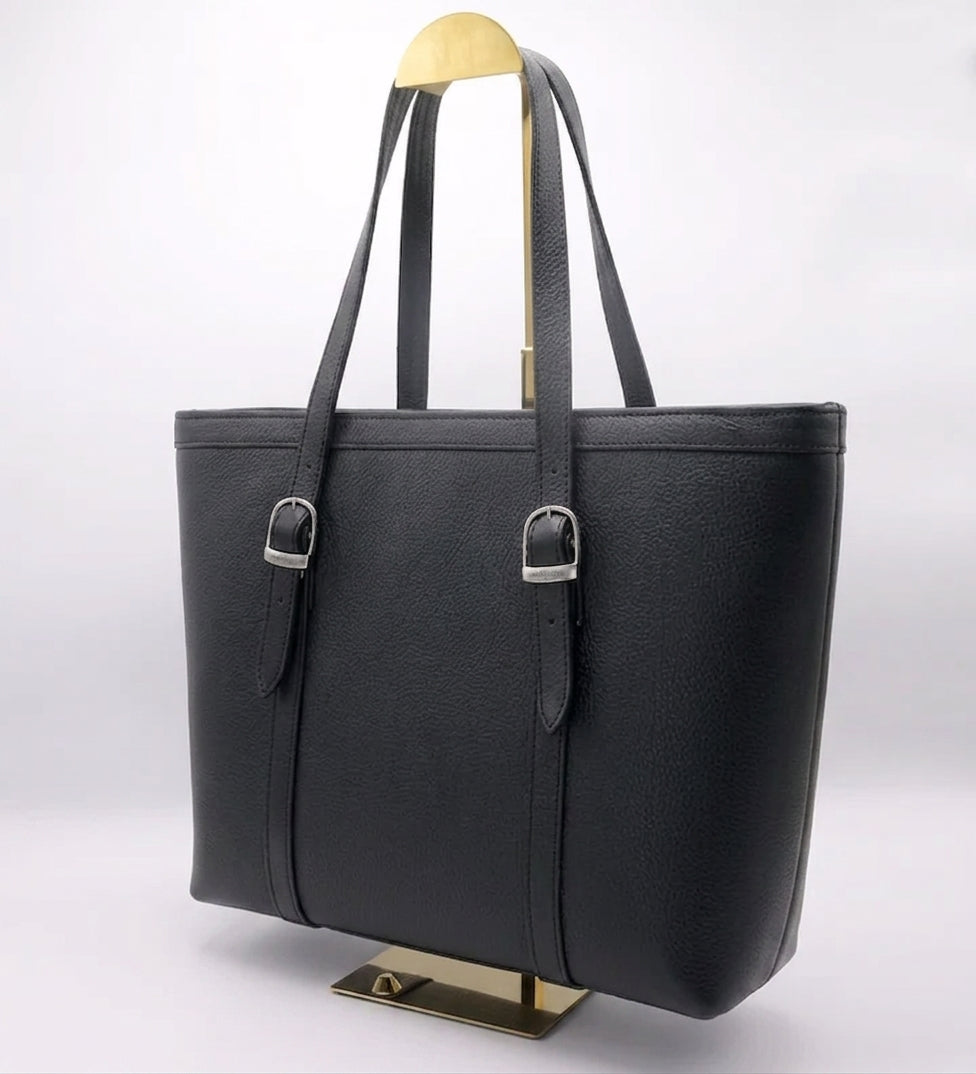 Ladies Tote Bag Natural Mild Leather