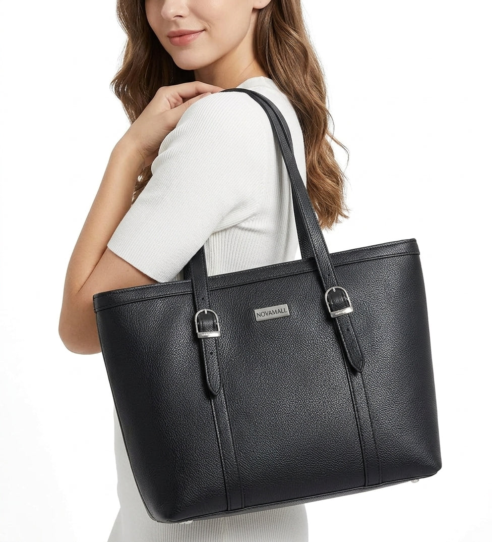 Ladies Tote Bag Natural Mild Leather