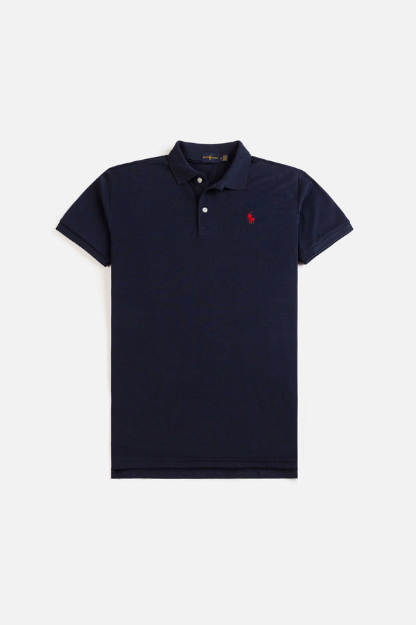 RL Premium Red Pony Polo Shirt – Navy Blue