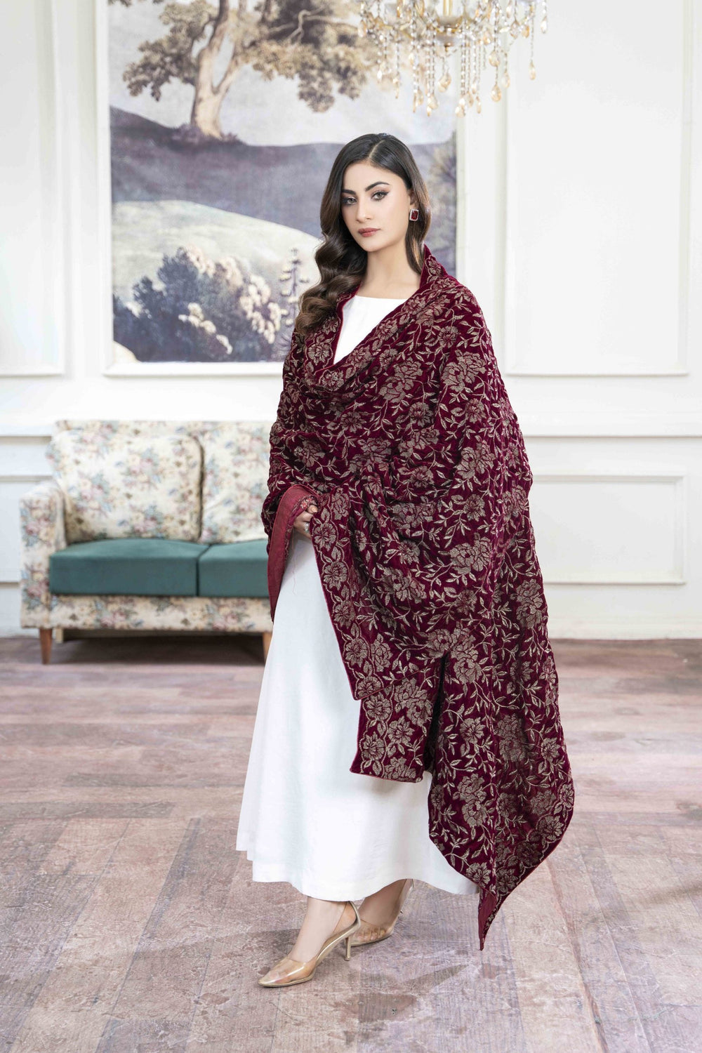 Meena Shawl Hadia Batool