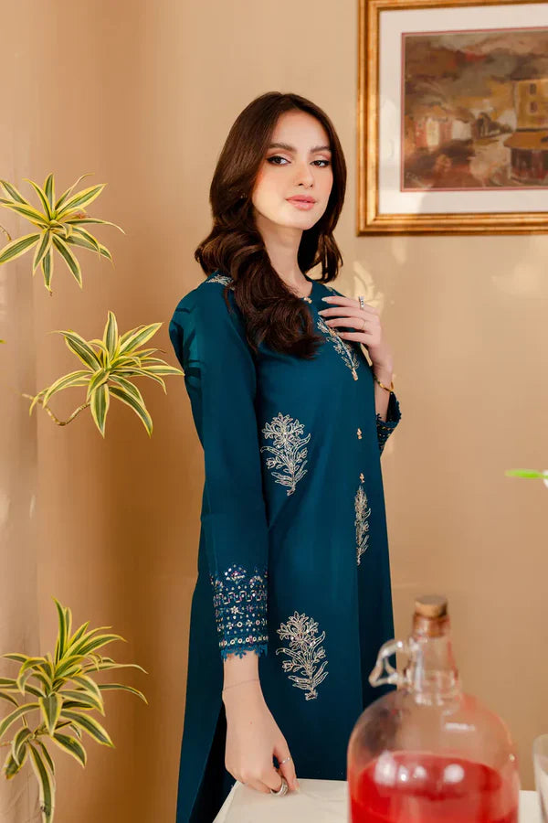 Melvin 2pcs Embroidered suit Arooj Boutique