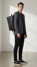 Porter Premium Leather Laptop Organizer – iPad & MacBook Bag