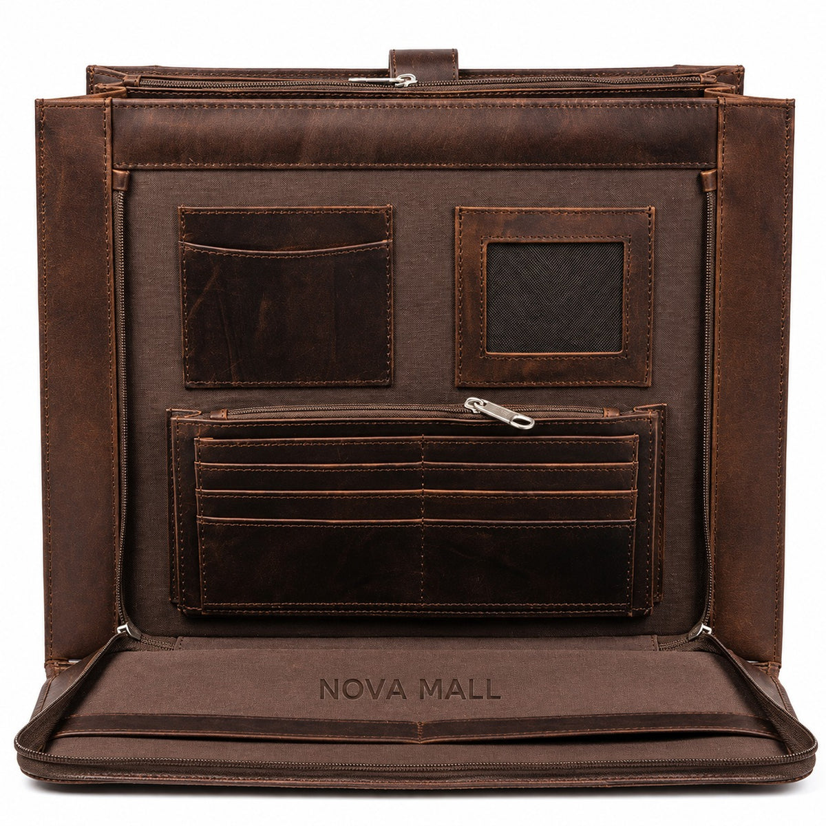 Royal Croco-Front Laptop Bag