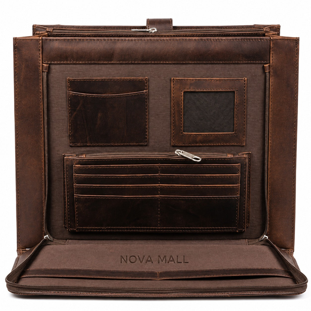 Royal Croco-Front Laptop Bag