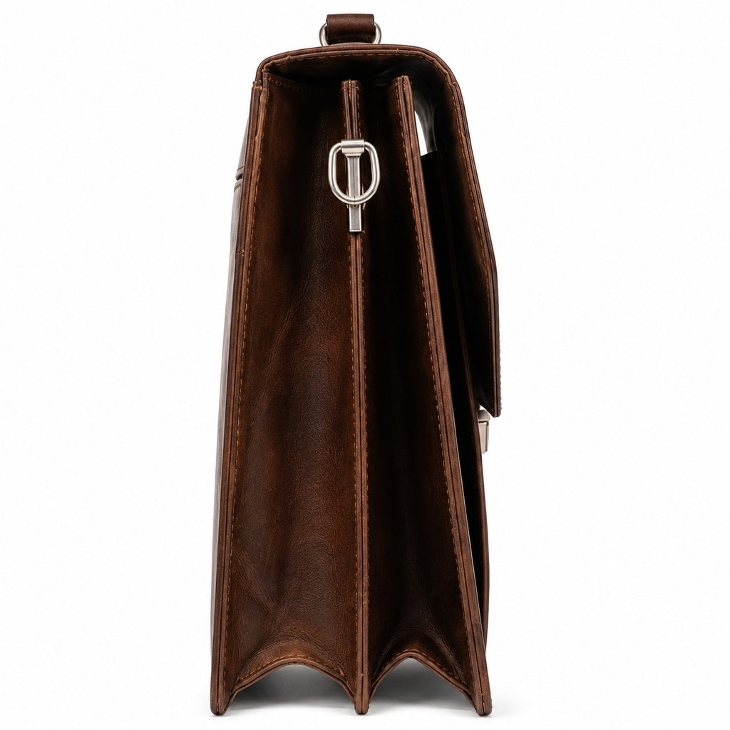Royal Croco-Front Laptop Bag