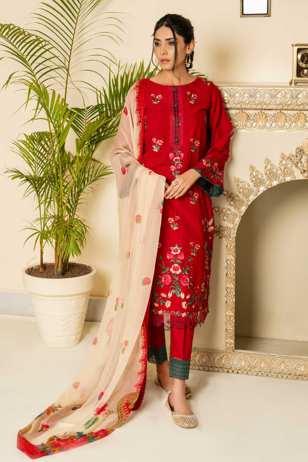 AY562 - Red Charms 3Pc