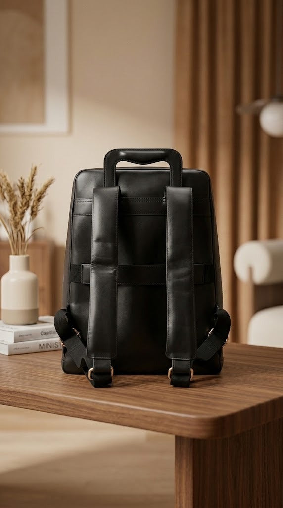 Stella Premium Leather Backpack for Women – 16″ Laptop Bag