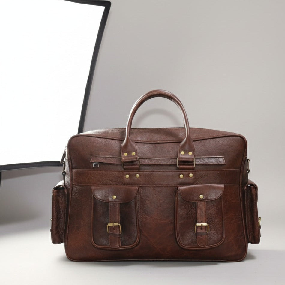 Terry Brown Premium Buffalo Leather Bag