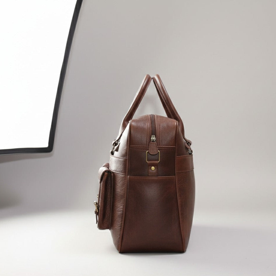 Terry Brown Premium Buffalo Leather Bag