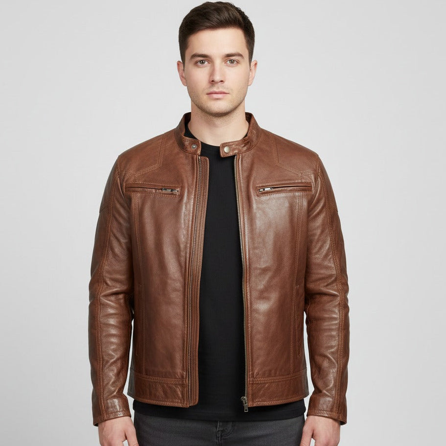 Terry Brown Triple Stitch Sheep Jacket