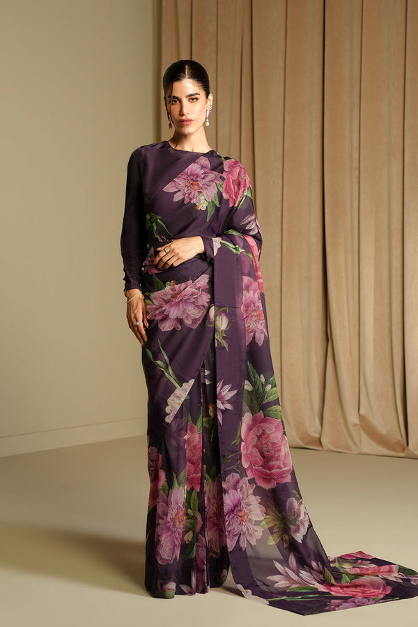 Aleina Crop top & Saree (2Pc)